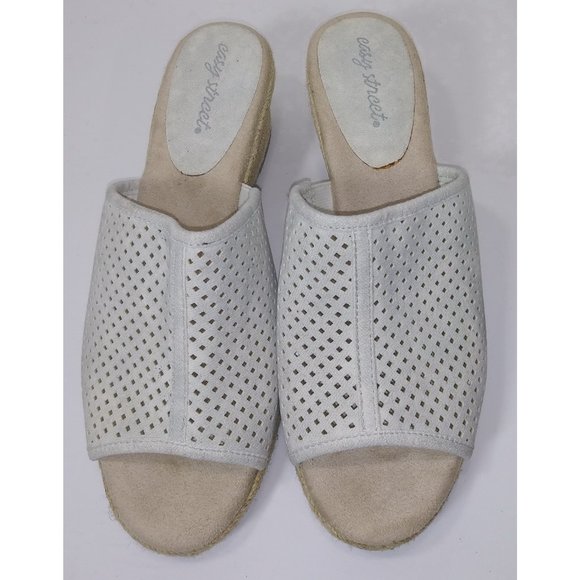 Easy Street Mandy Espadrille Slide Sandal 9W - Picture 1 of 6
